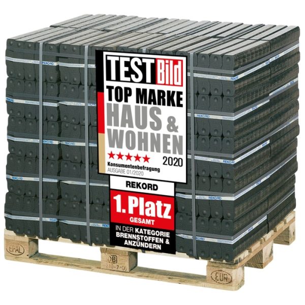 REKORD Braunkohlebriketts als Palette (40 x 25 kg)